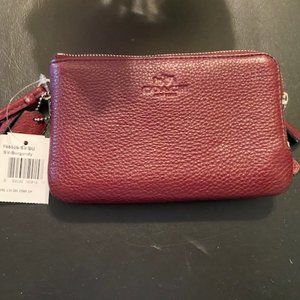 Coach Double Zip Wallet/ Wristlet *NWT*